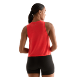 Crimson Women's NOBULL Muscle Tank Back Angle.