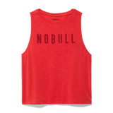 Crimson Women's NOBULL Muscle Tank Silhouette Angle.