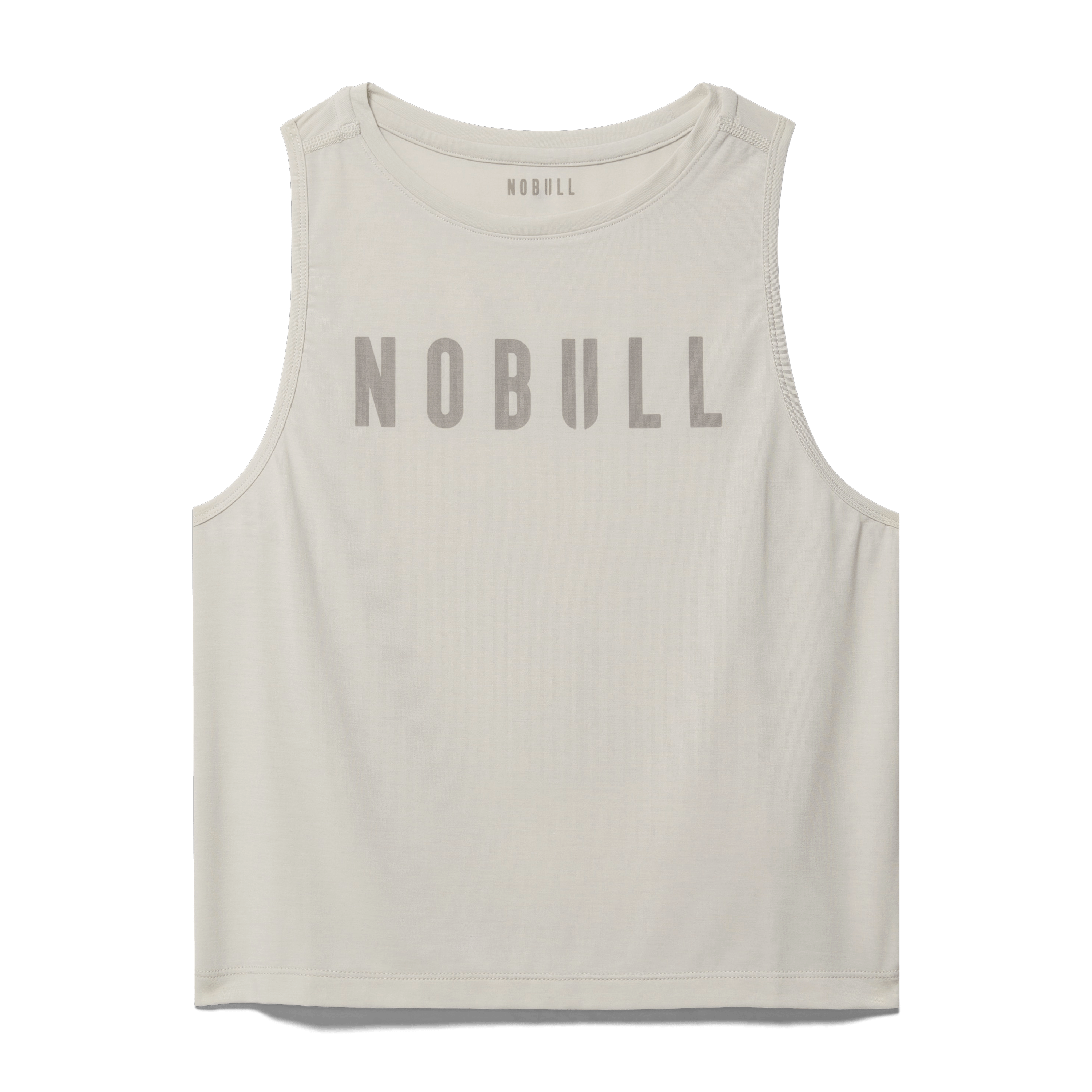 Crater Grey Muscle Tank Silhouette Angle.