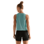 Oil Blue Women's NOBULL Muscle Tank Back Angle.