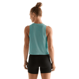 Oil Blue Women's NOBULL Muscle Tank Back Angle.