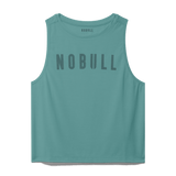Oil Blue Women's NOBULL Muscle Tank Silhouette Angle.