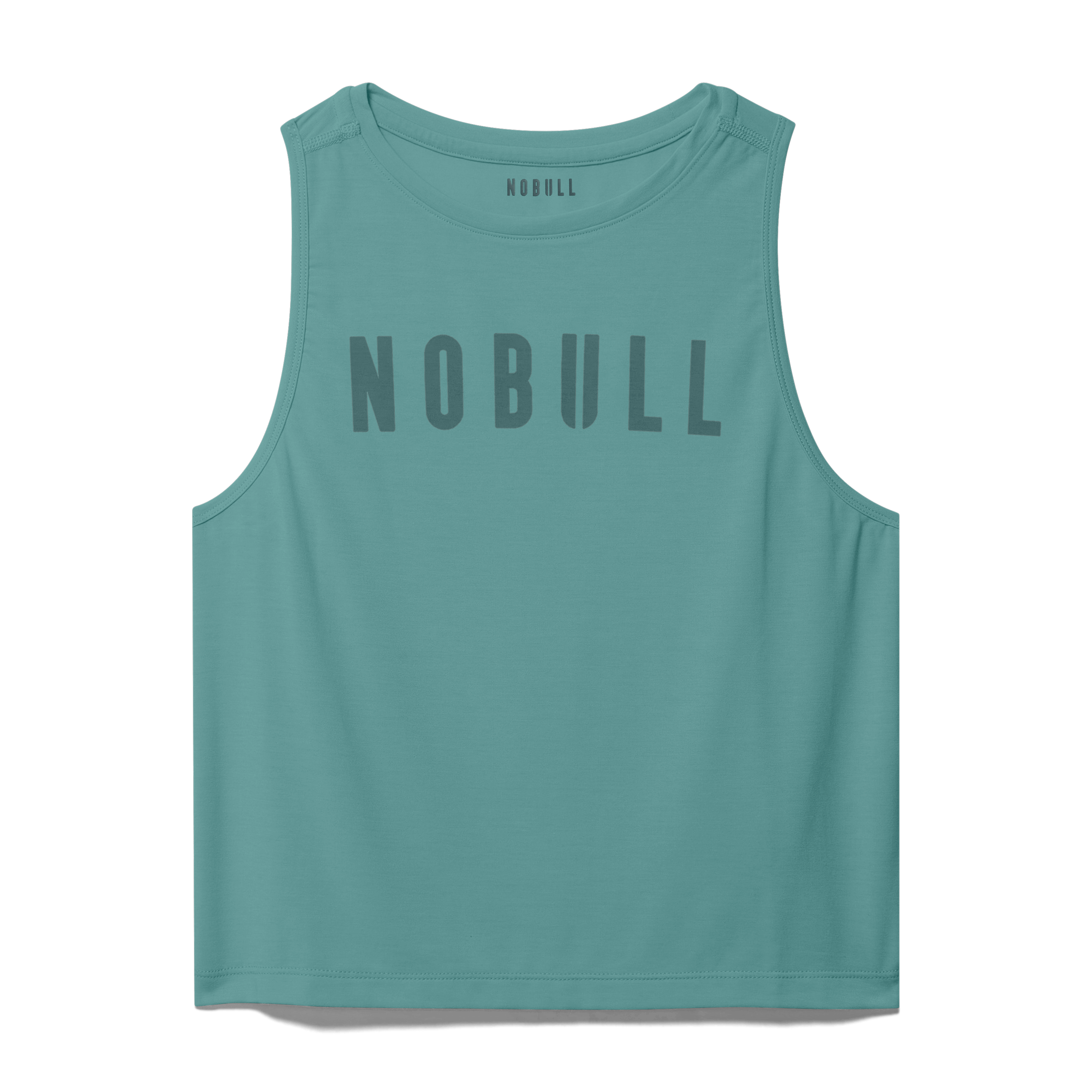 Oil Blue Women's NOBULL Muscle Tank Silhouette Angle.