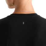 Black Women's NOBULL Long Sleeve Tee U Logo Angle.