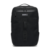 Black Waxed Canvas Backpack Front Angle