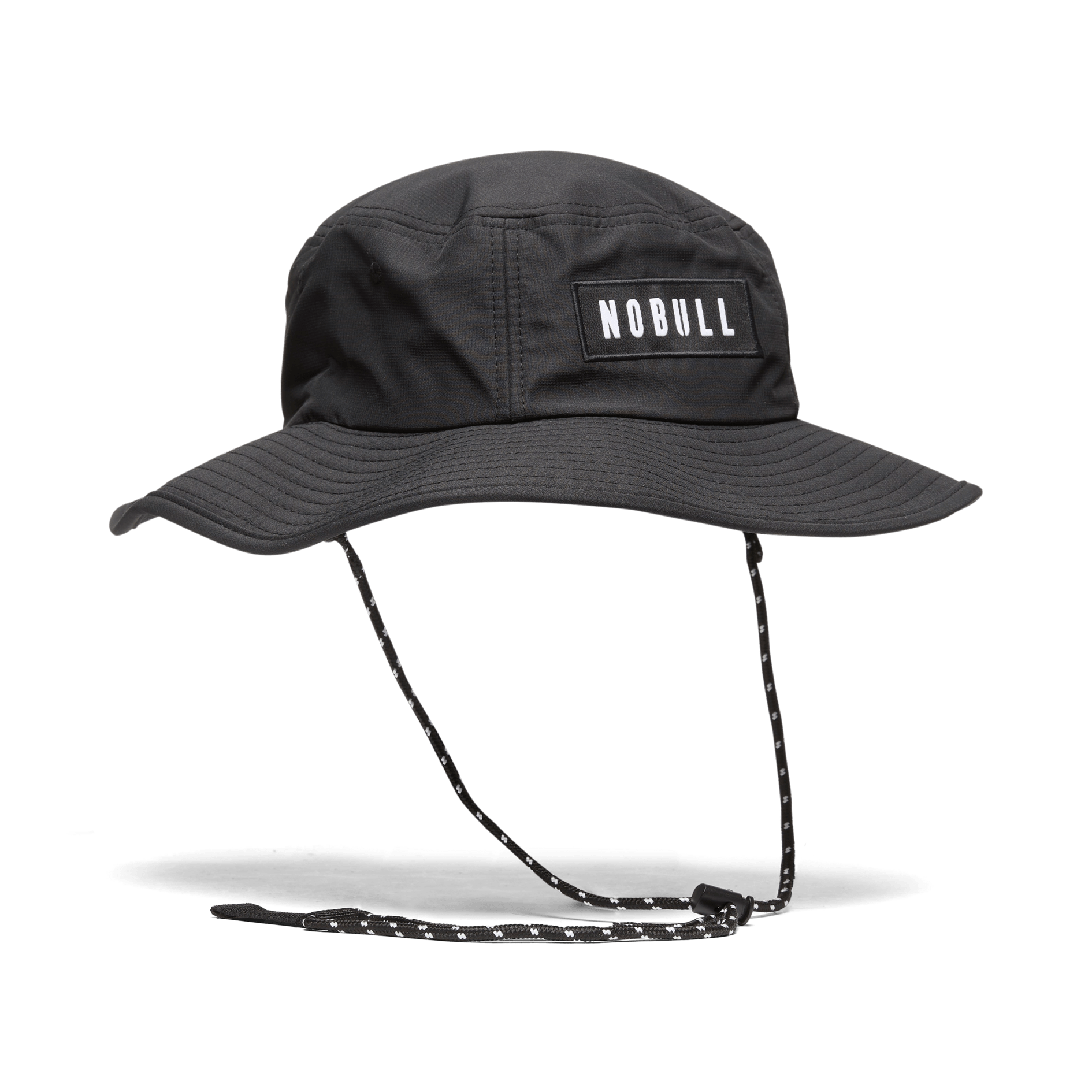 Black NOBULL Boonie Hat Front Silhouette Angle