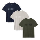 Men's NOBULL Signature Tee 3 Pack - Everyday Neutrals