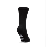 Black Crew Sock Back Silhouette Angle