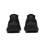 Women's Black Allday Knit Shoes Back Angle