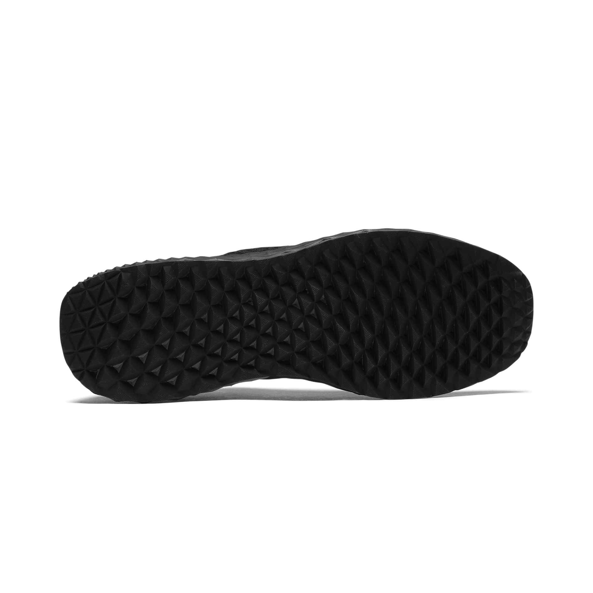Men's Black Allday Knit Shoes Bottom Angle