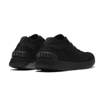 Women's Black Allday Knit Shoes Back Side Angle