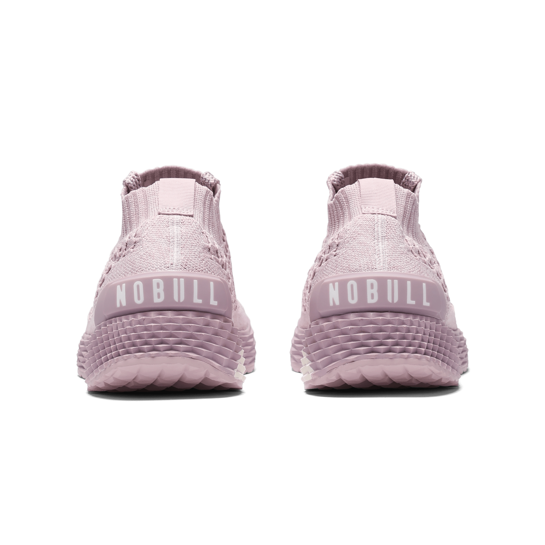 Men's Lilac Allday Knit Shoes Back Angle