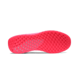 Men's Neon Pink Allday Knit Shoes Bottom Angle