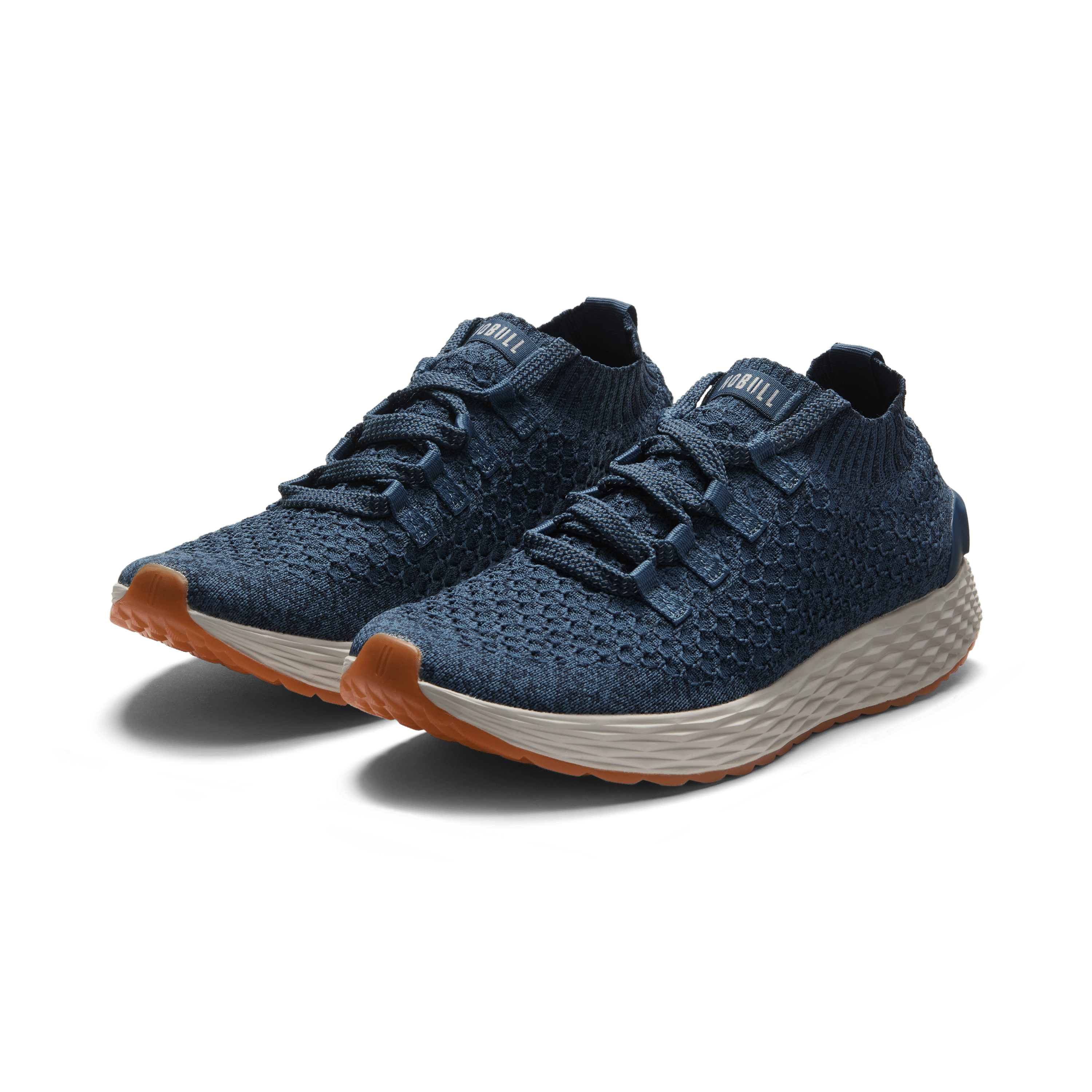 Shadow Navy Allday Knit Shoes Front Side Angle