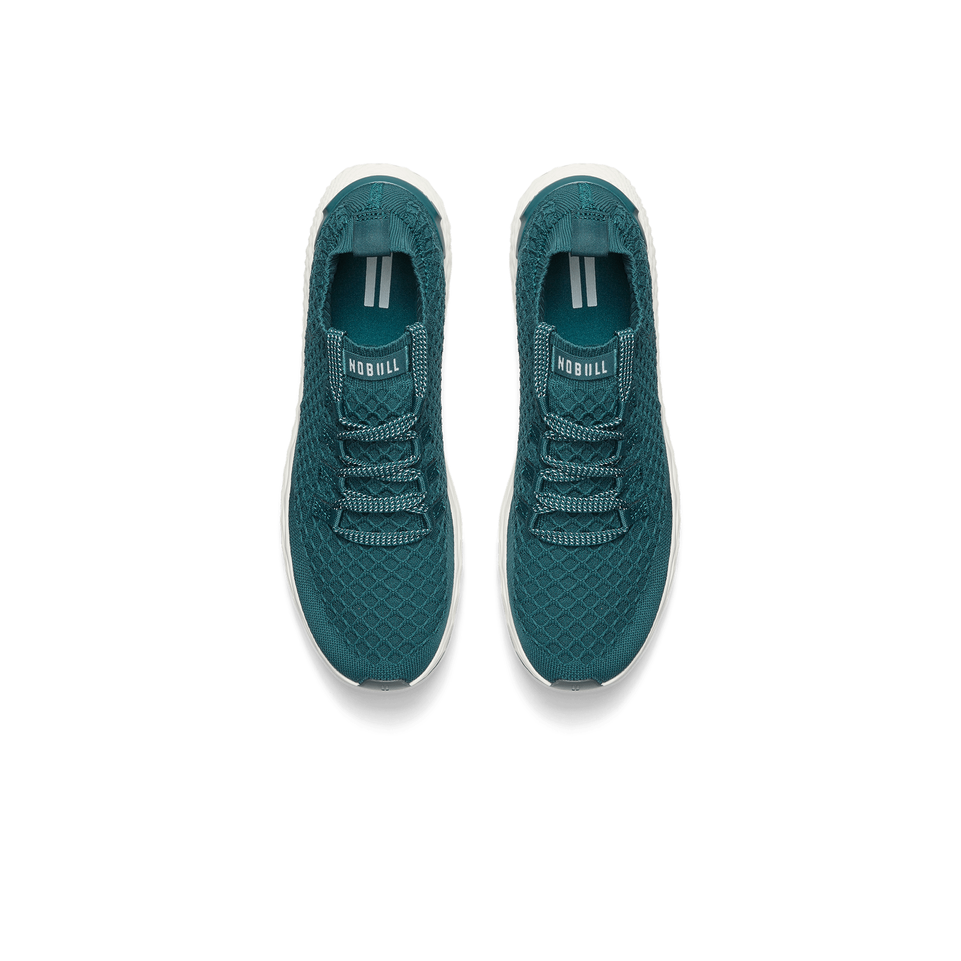 Dark Teal Allday Knit Shoe Above Angle.