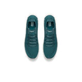 Dark Teal Allday Knit Shoe Above Angle.