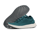 Dark Teal Allday Knit Shoe Angled.