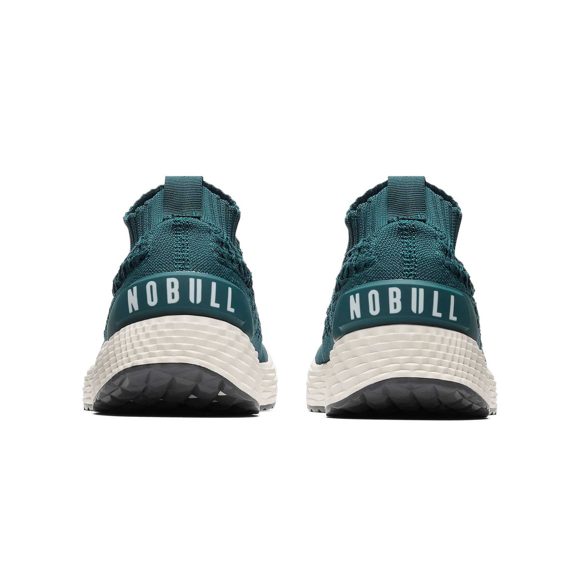 Dark Teal Allday Knit Shoe Back Angle.