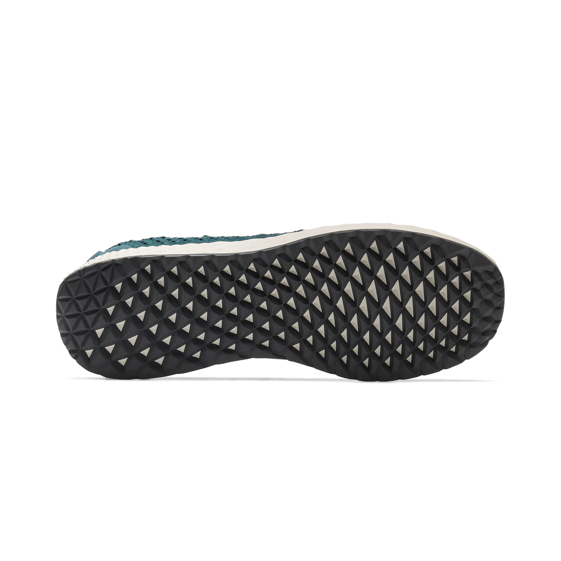 Dark Teal Allday Knit Shoe Bottom Angle.