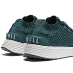Dark Teal Allday Knit Shoe Back Side Angle.