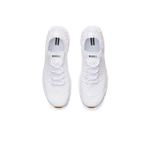 Men's White Allday Knit Shoes Above Angle