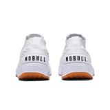 Women's White Allday Knit Shoes Back Angle