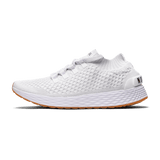 Men's White Allday Knit Shoes Side Angle