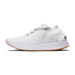 Women's White Allday Knit Shoes Side Angle