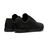 Men's Triple Black Outwork Shoes Back Side Angle