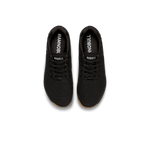 Men's Black Gum Outwork Shoes Above Angle