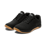 Men's Black Gum Outwork Shoes Front Side Angle