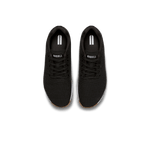 Women's Black White Gum Outwork Shoes Above Angle