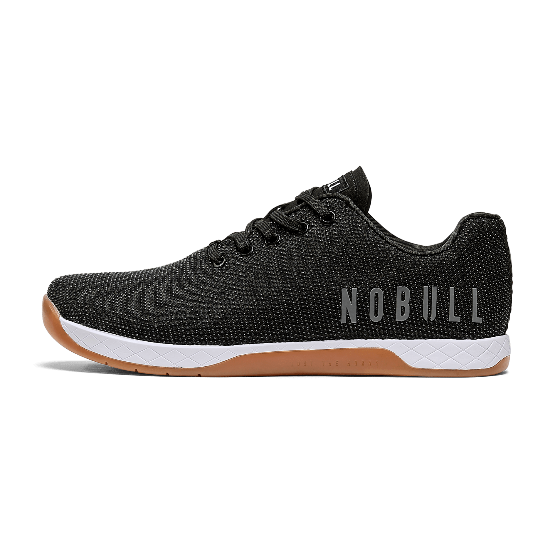 Men's Black White Gum Outwork Shoes Side Angle