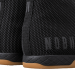 Women's Black Gum Outwork High-Top Shoes Material Angle
