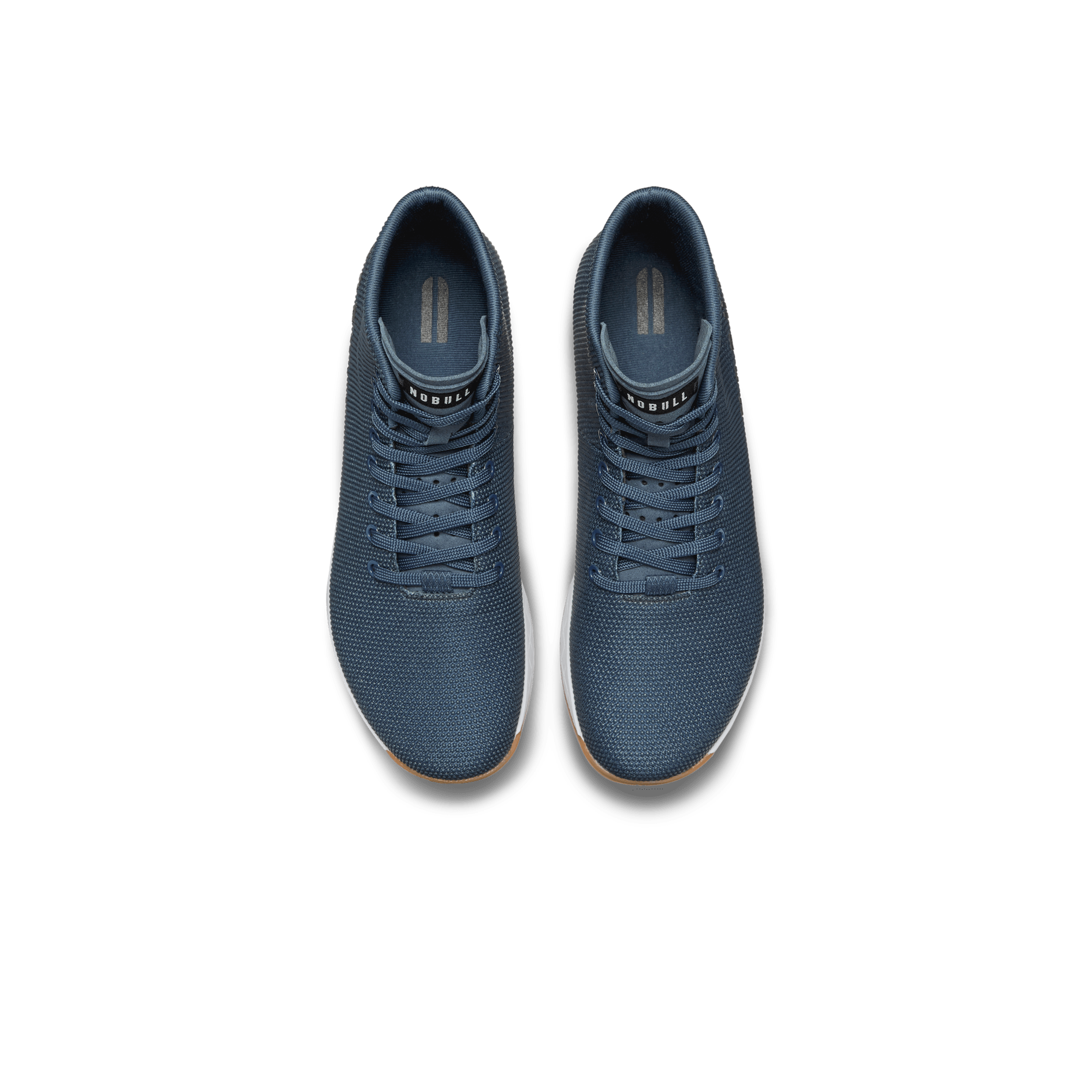 Men's Denim Outwork High-Top Shoes Above Angle