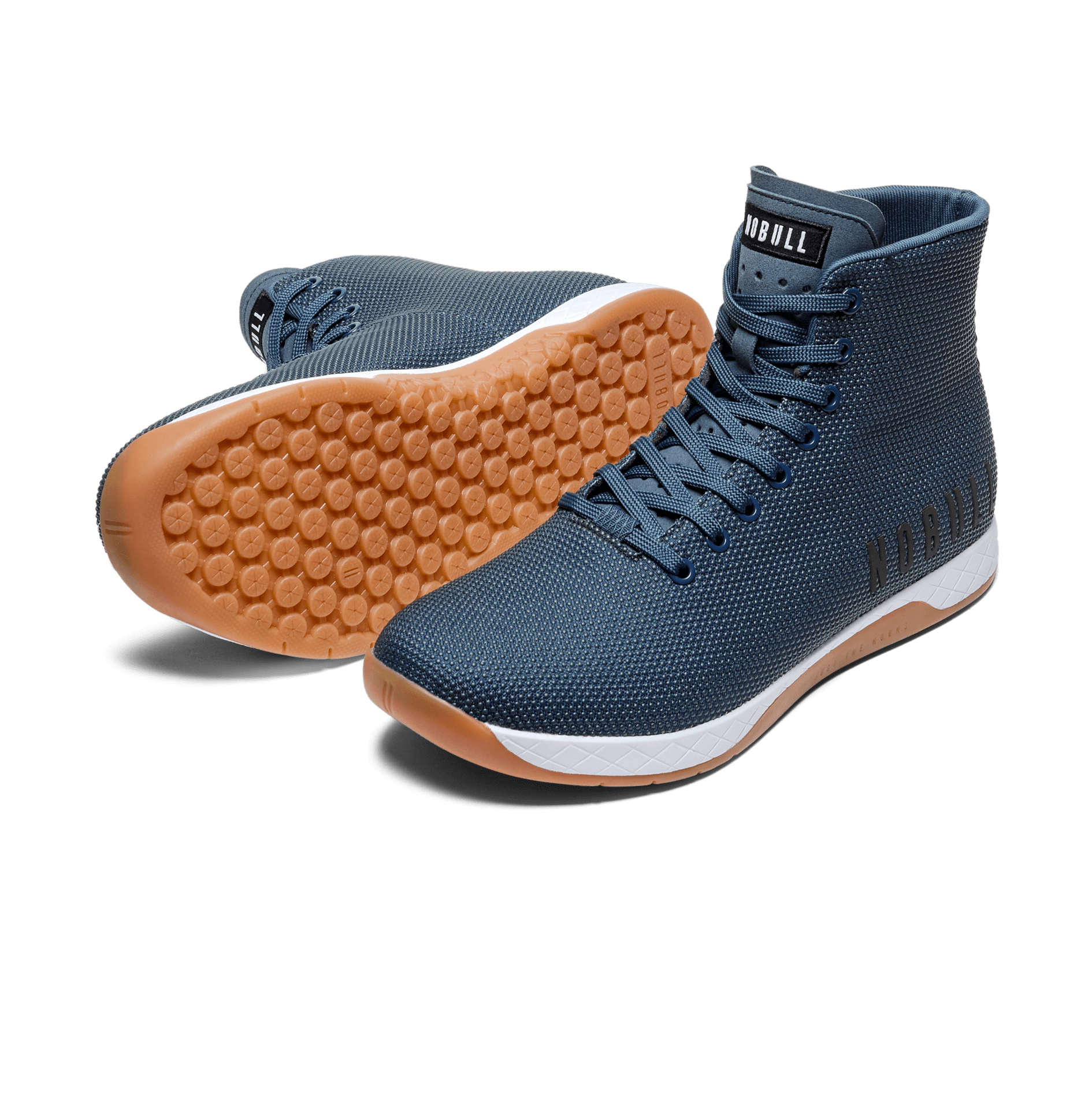 Women's Denim Outwork High-Top Shoes Angled