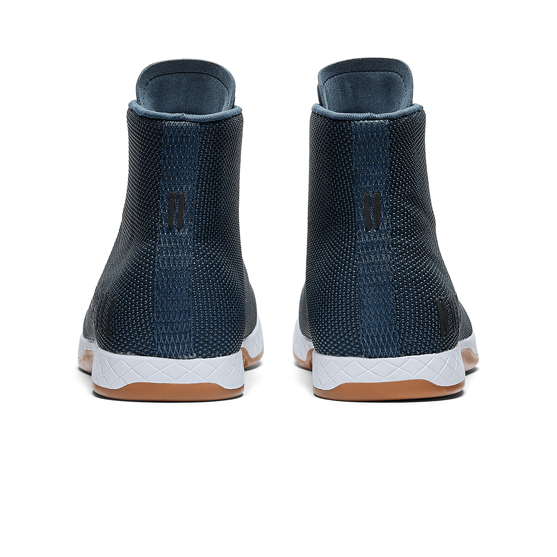 Women's Denim Outwork High-Top Shoes Back Angle