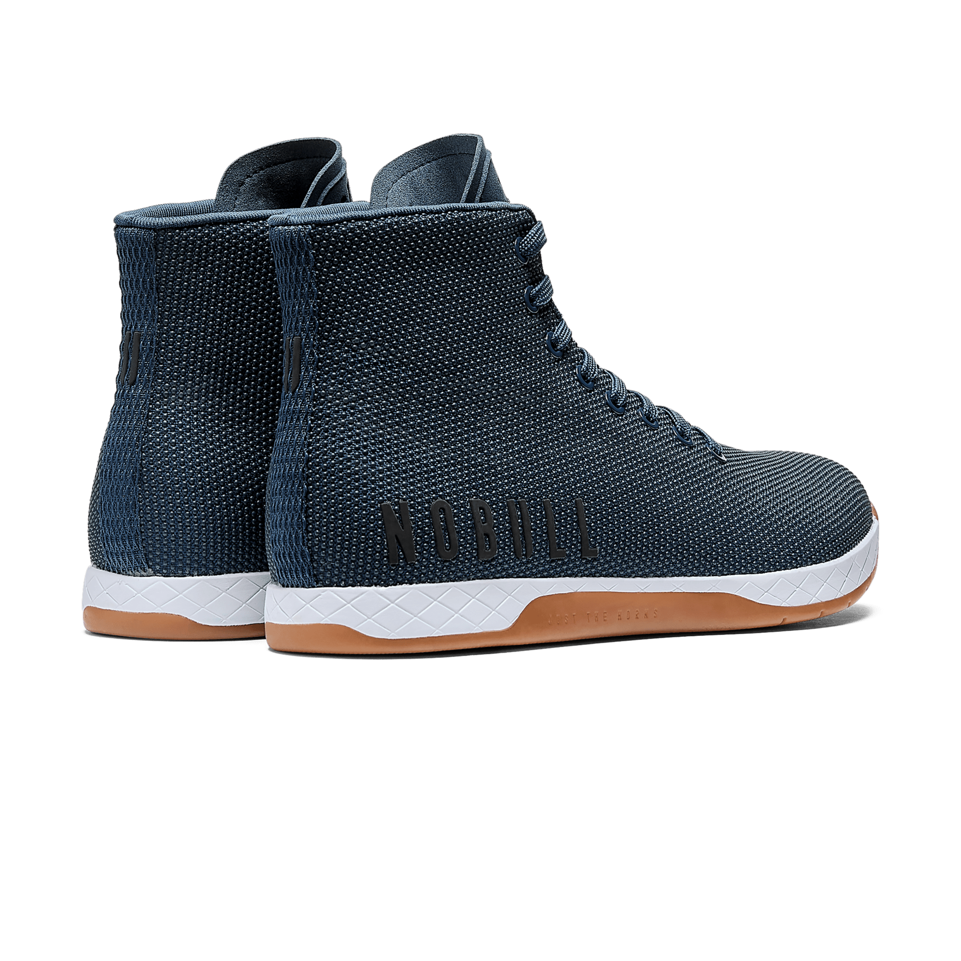 Women's Denim Outwork High-Top Shoes Back Side Angle