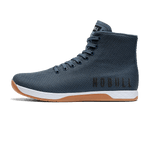 Men's Denim Outwork High-Top Shoes Side Angle