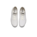 Men's White Outwork High-Top Shoes Above Angle