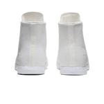 Men's White Outwork High-Top Shoes Back Angle