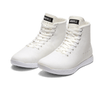 Women's White Outwork High-Top Shoes Front Side Angle