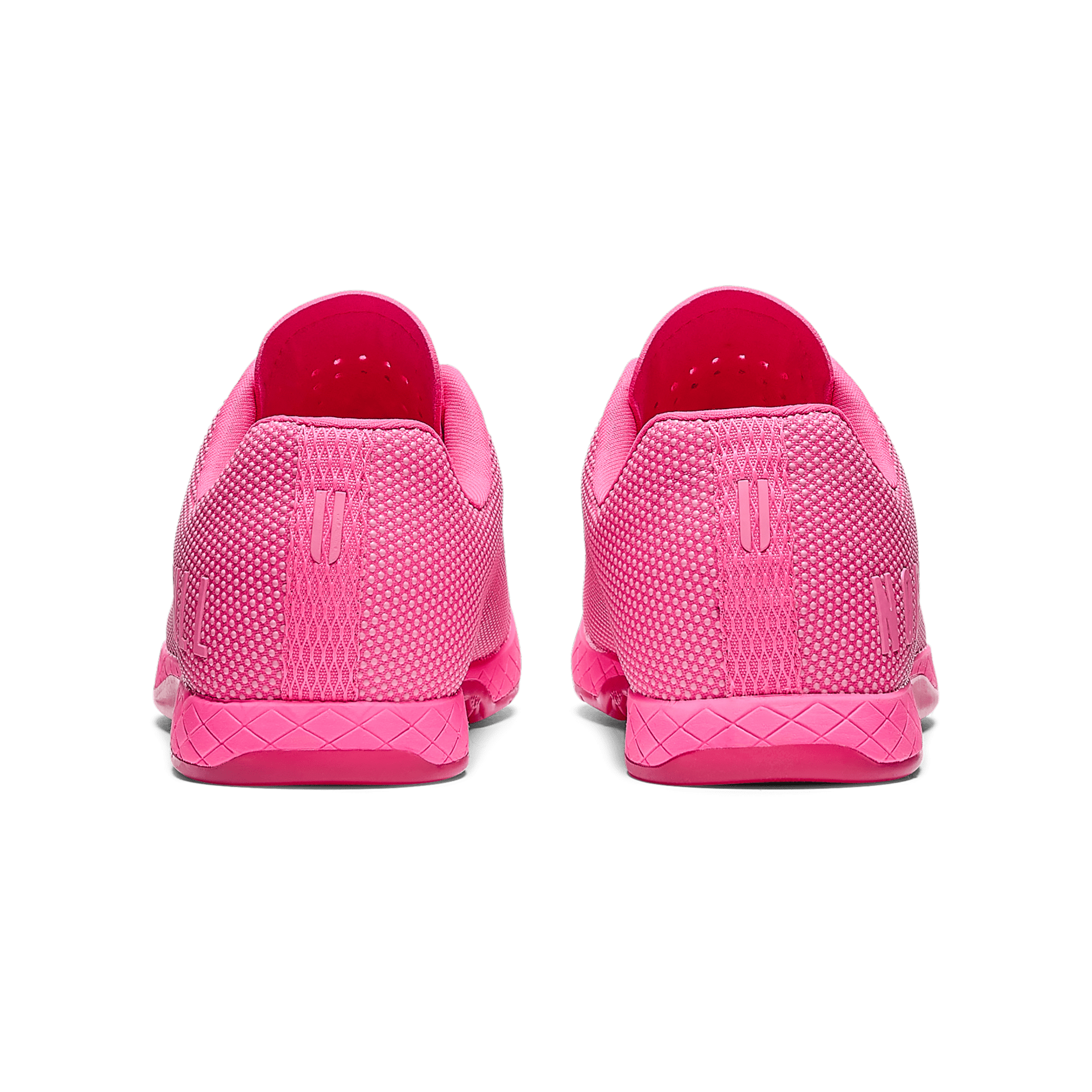 Women's Neon Pink Outwork Shoes Back Angle