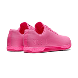 Men's Neon Pink Outwork Shoes Back Side Angle