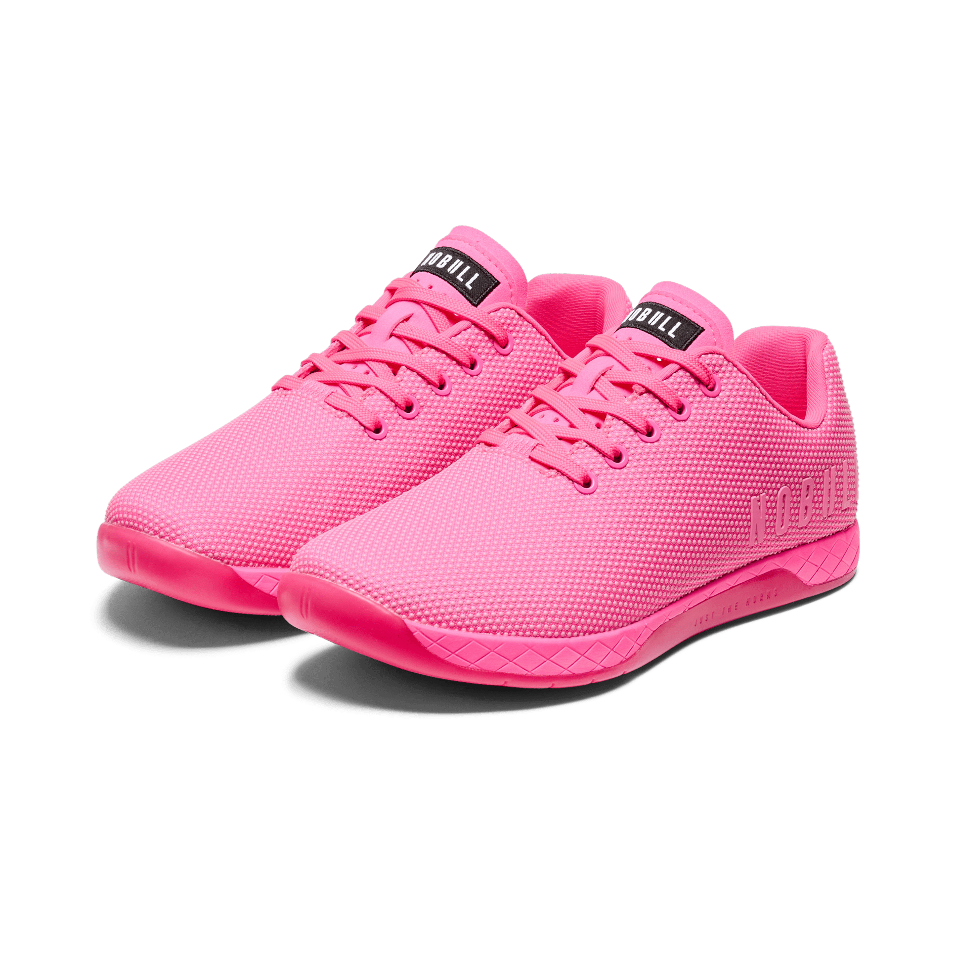 Men's Neon Pink Outwork Shoes Front Side Angle