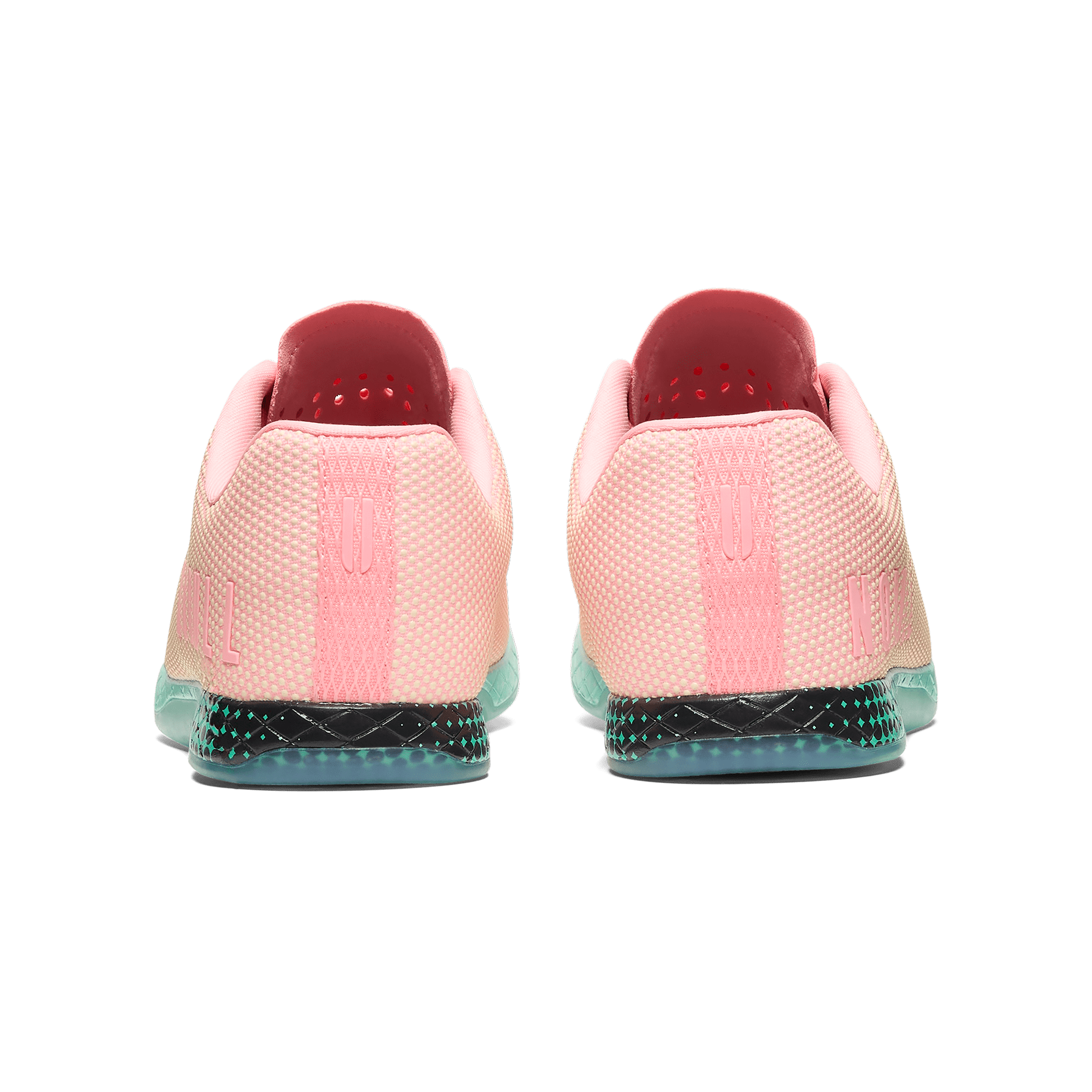 Pink Burst Energy Outwork Shoe Back Angle.