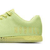 Vivid Lime Energy Outwork Shoe Detail Logo Angle.