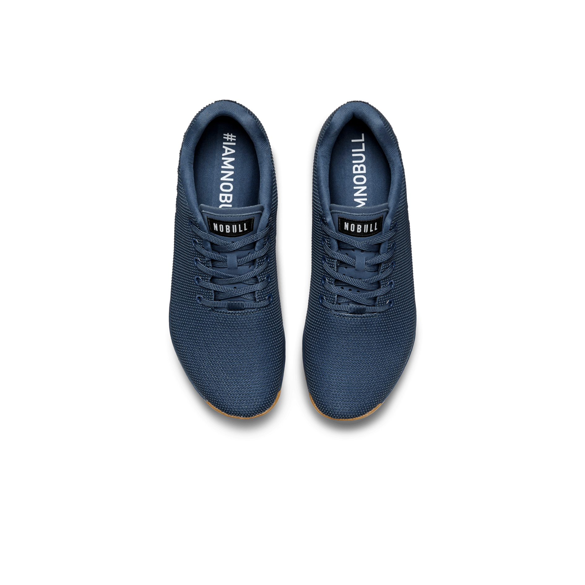 Men's Navy Gum Outwork Shoes Above Angle