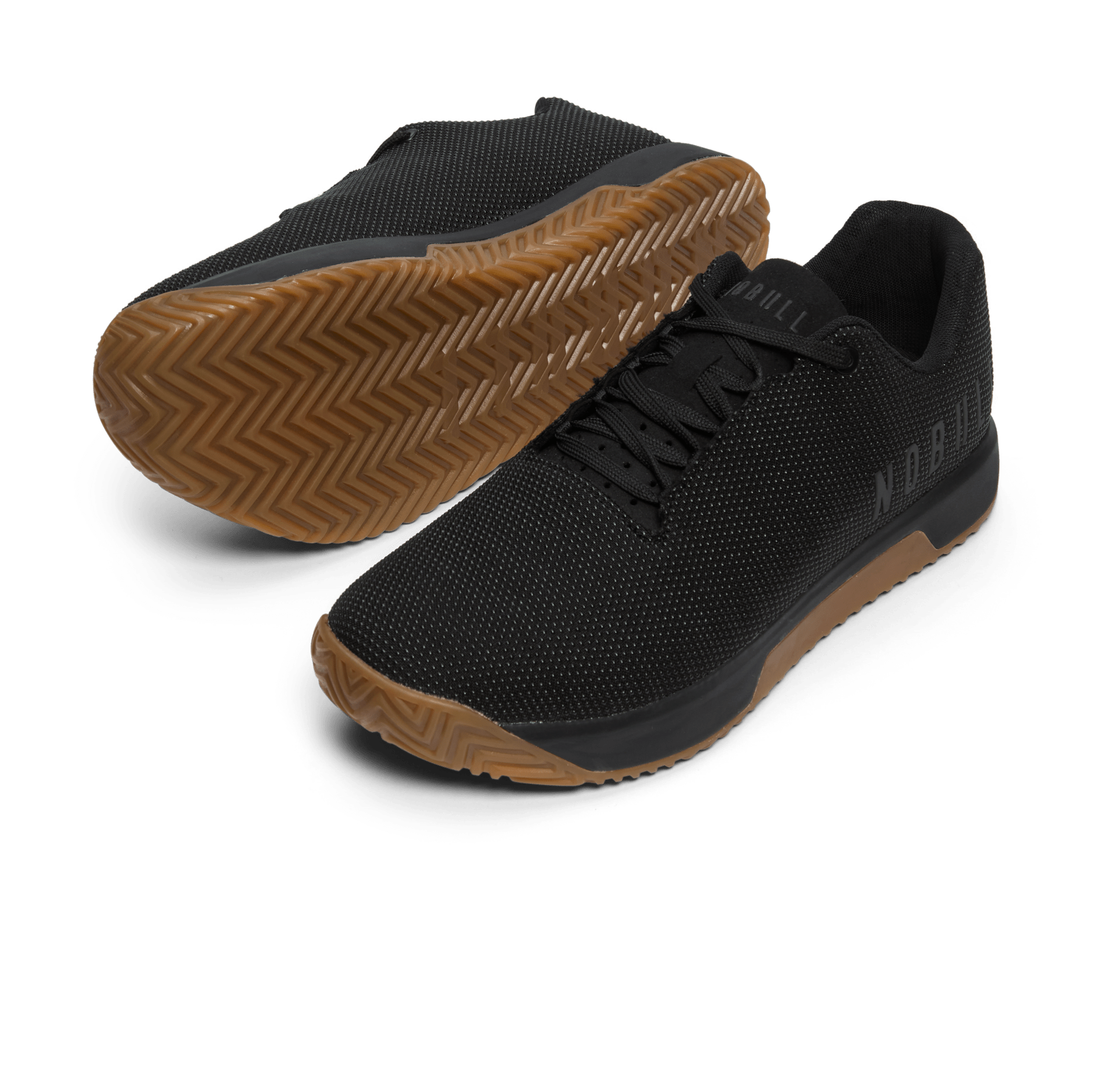 Men's Black Gum Outwork Edge (Impact) Shoes Angled