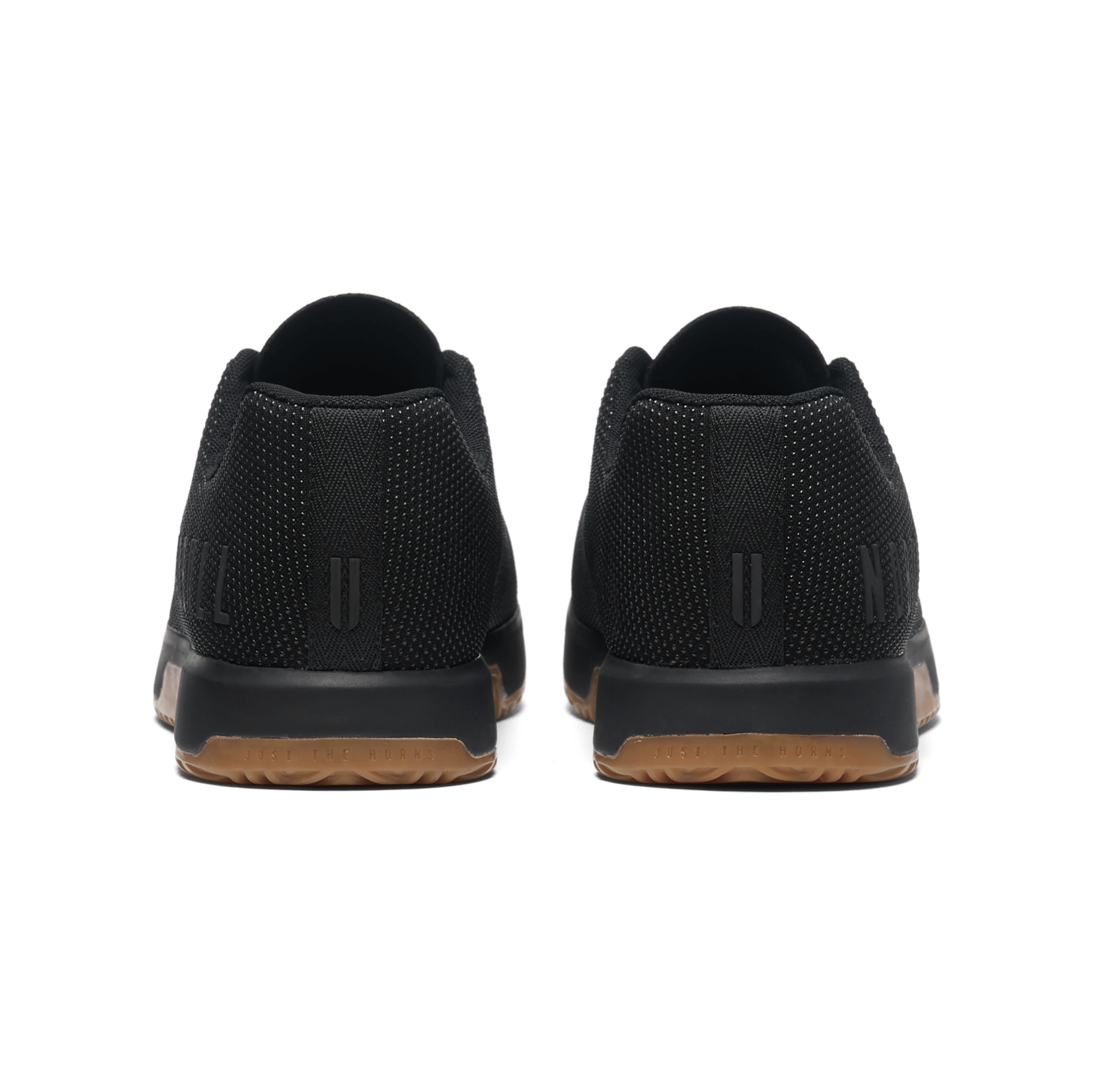 Women's Black Gum Outwork Edge (Impact) Shoes Back Angle
